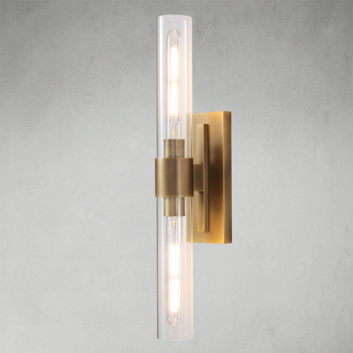 Luxury Brass & Crystal Wall Lamp