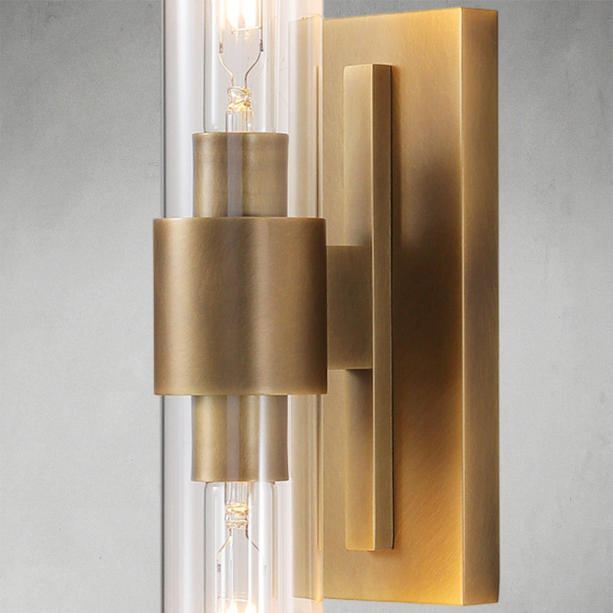 Luxury Brass & Crystal Wall Lamp