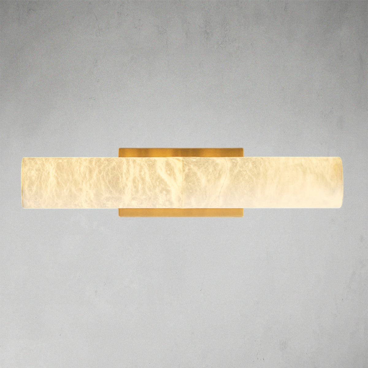 Modern Cylindrical Alabaster Wall Lamp