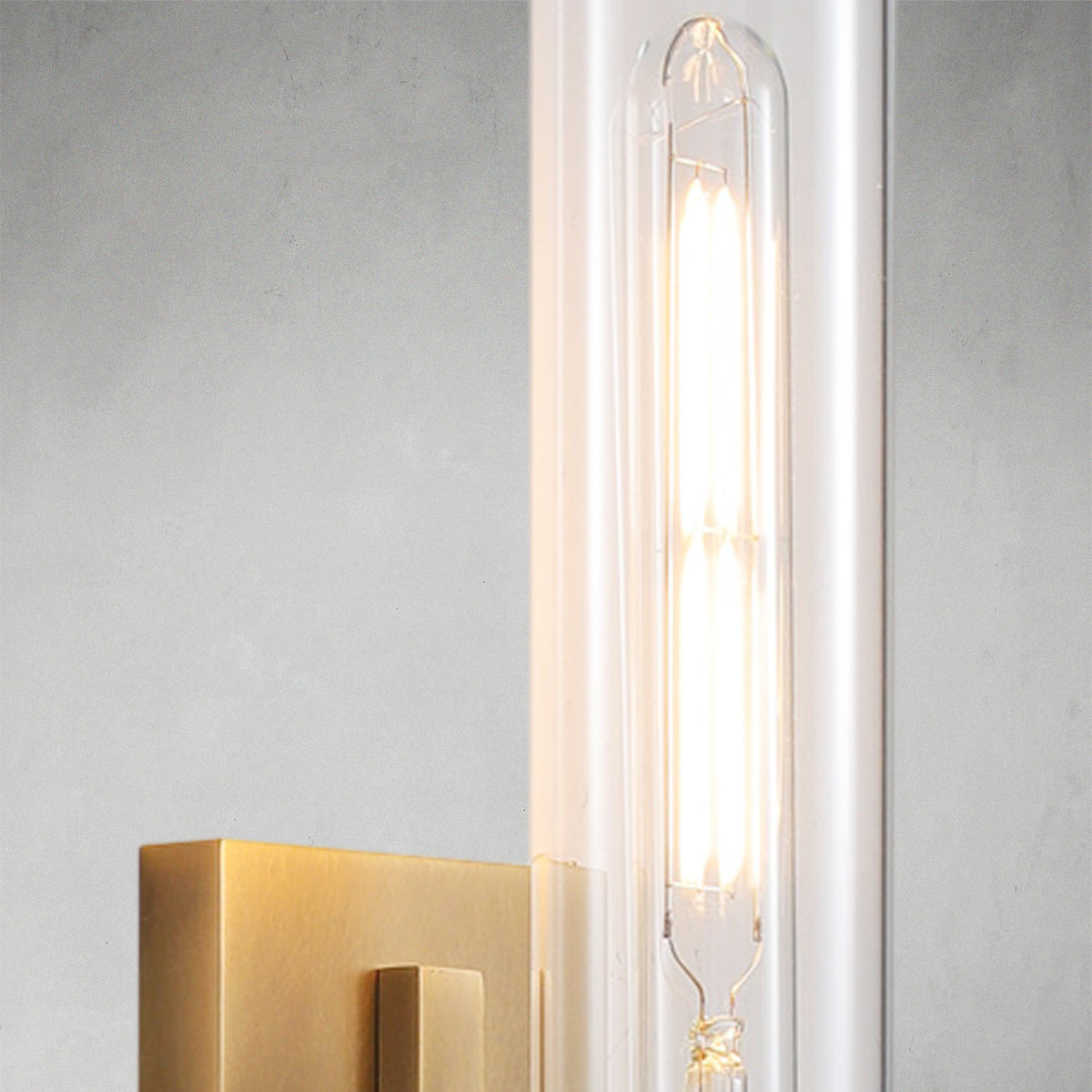 Luxury Brass & Crystal Wall Lamp