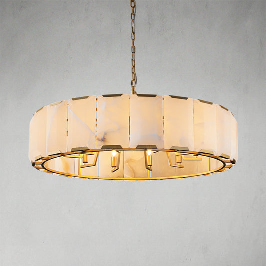 Calcite Round Chandelier