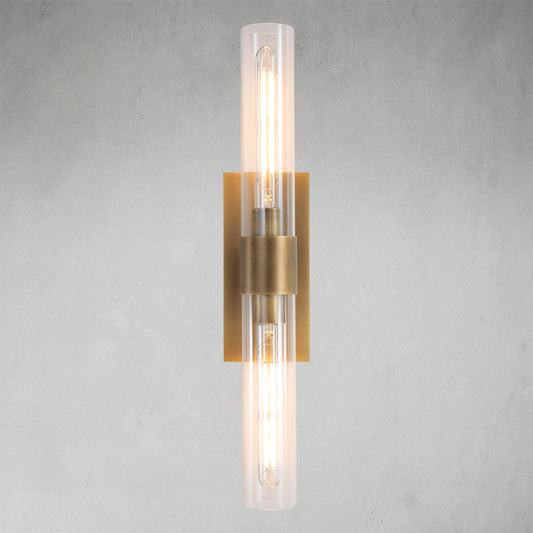 Luxury Brass & Crystal Wall Lamp
